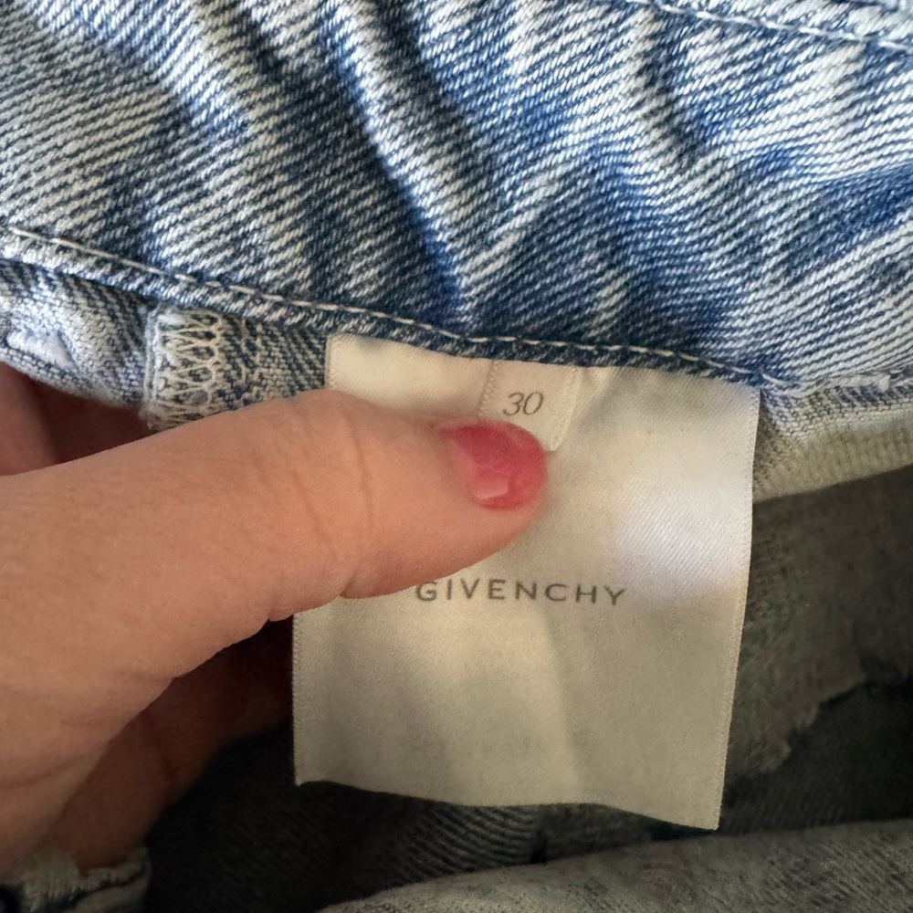Givenchy Denim Cargo Bermuda Shorts 30 - Picture 10 of 15